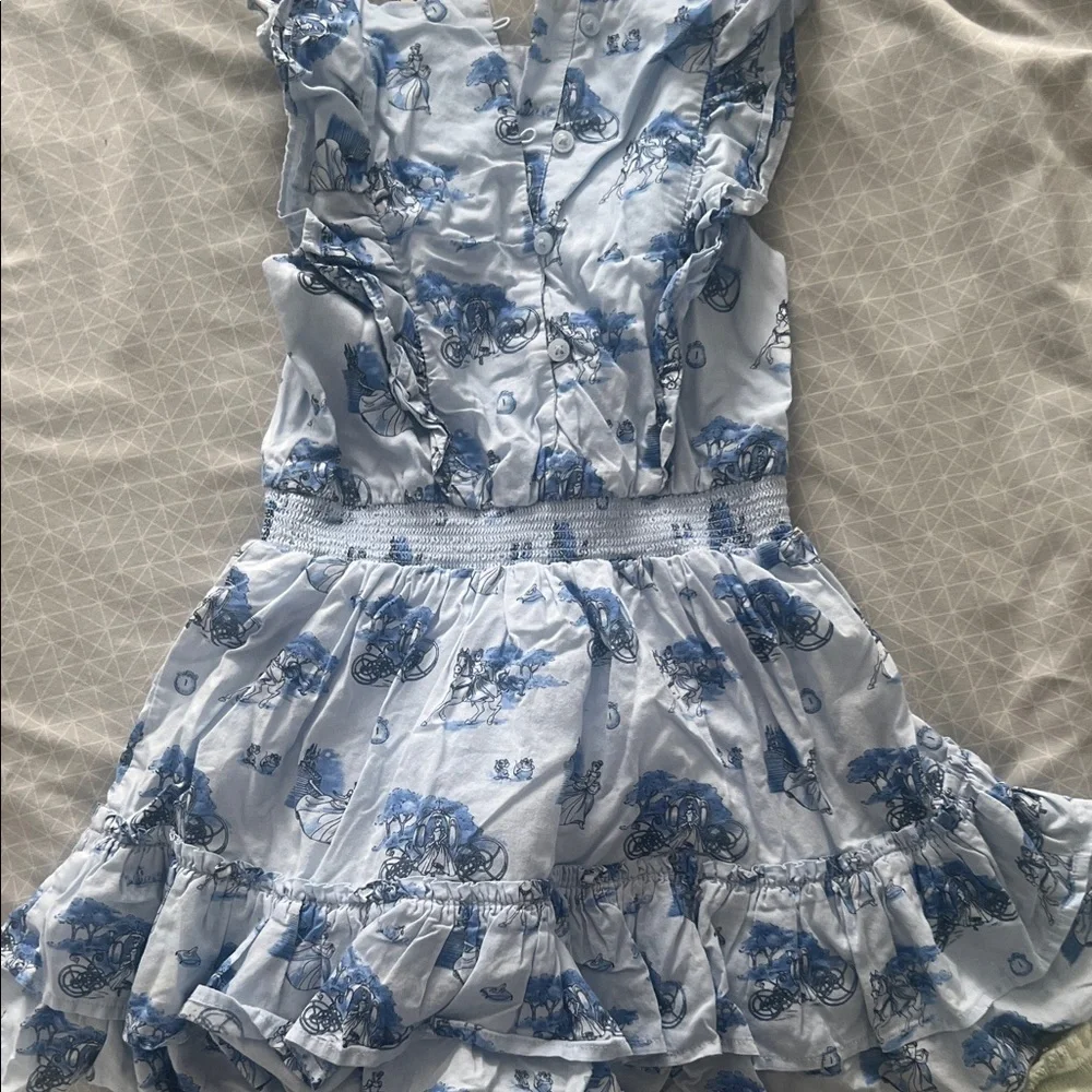 Janie and Jack Blue Ruffle Kids Dress